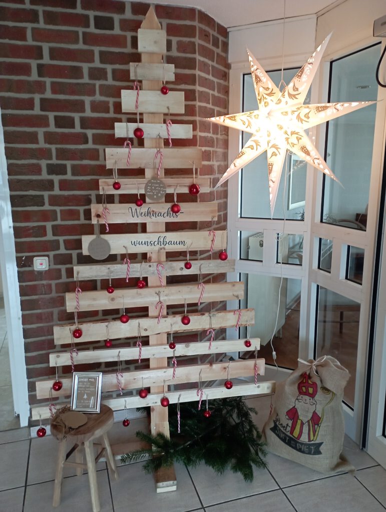 Holzleistenbaum Adventkalender Adventskalender Holzleistenbaum