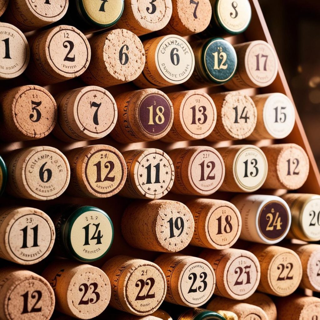 Adventskalender Korken Adventskalender nachhaltig aus alten Korken