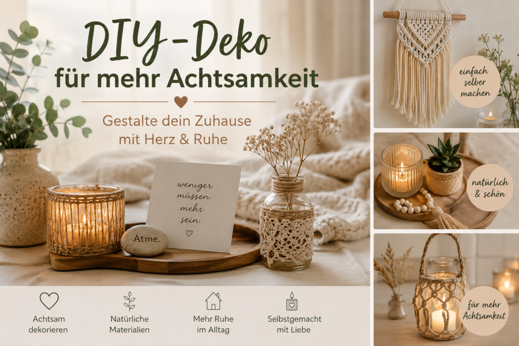 DIY Deko für mehr Achtsamkeit
