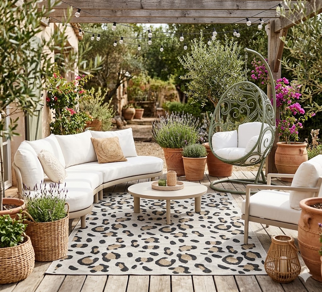 pflegeleichte Outdoorteppiche für deine Terrasse oder Balkon