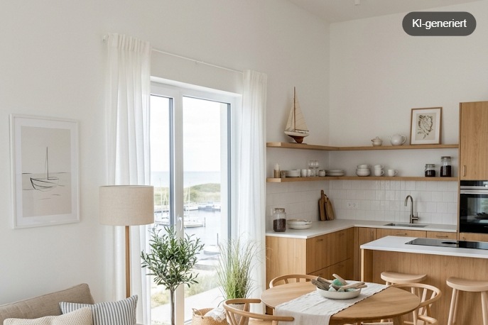 Inneneinrichtung im maritimen Stil