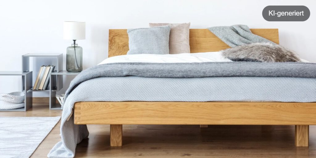 Ein metallfreies Bett aus Massivholz für den erholsamsten Schlaf