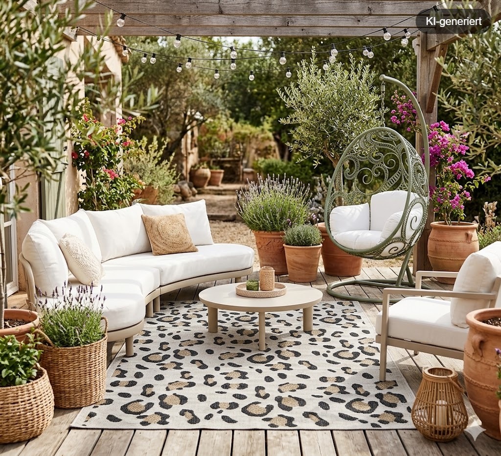 pflegeleichte Outdoorteppiche für deine Terrasse oder Balkon