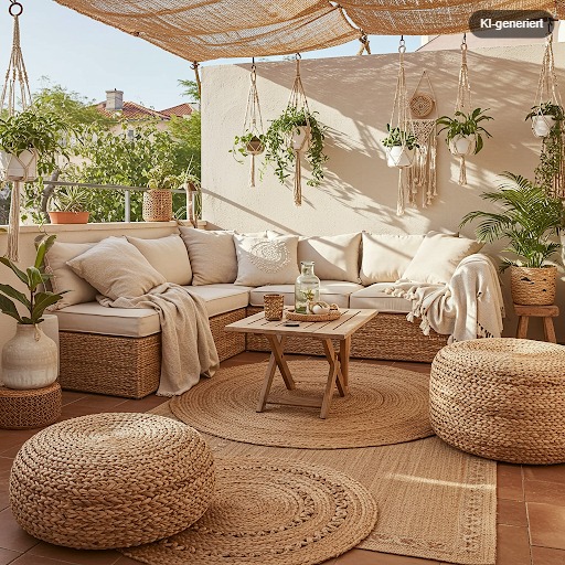 Rug Layered Look BOHo Terrase