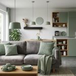 Salbeigrün im Wohnzimmer: Trendfarbe 2026 für mehr Ruhe & Stil wohnzimmer-salbeigruen-trendfarbe-einrichtungsideen-ki-gekennzeichnet